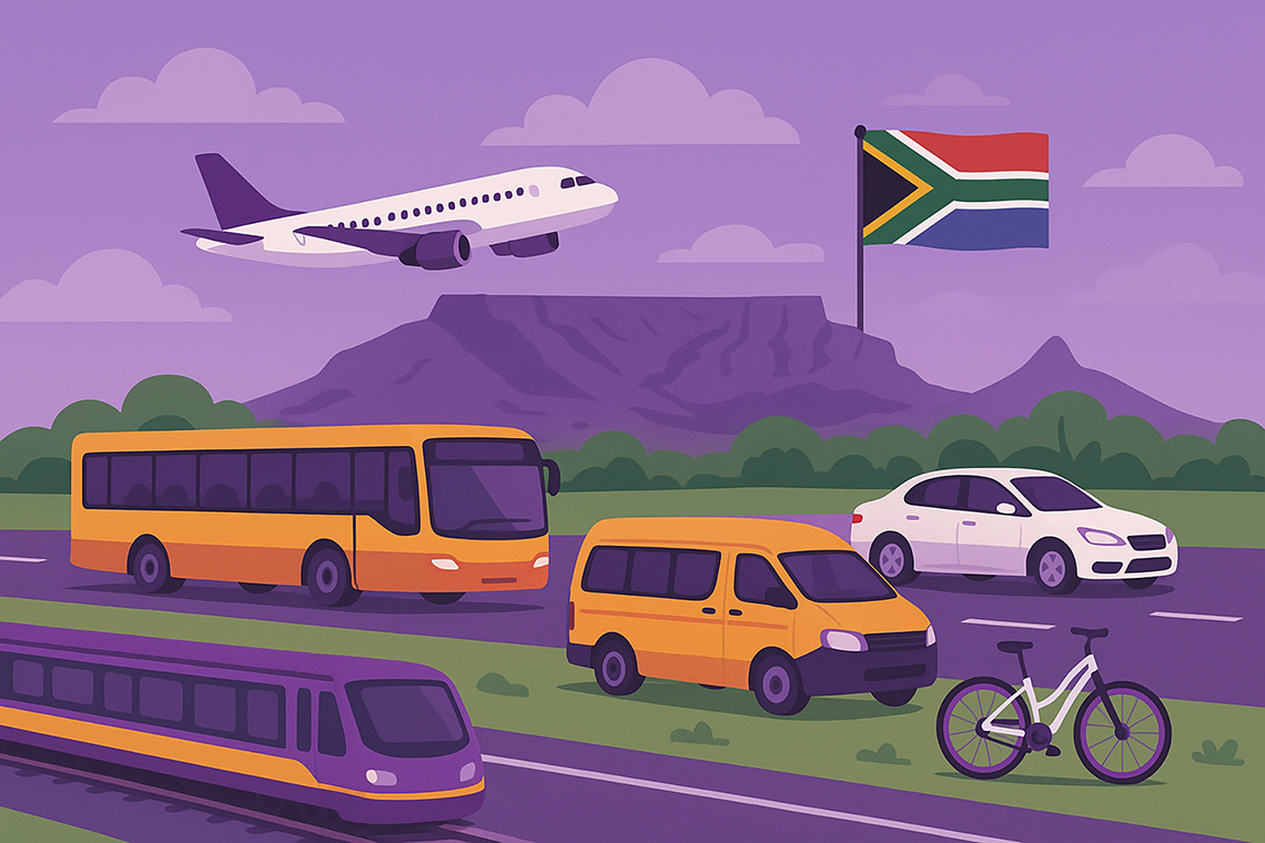Image depicting various modes of SA transportation 
