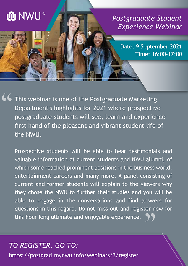 Postgraduate student experience 