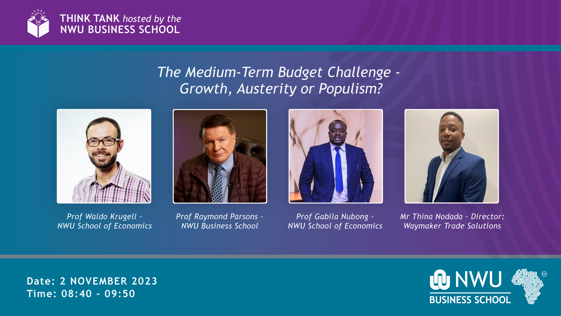 NWU Business School Think Tank