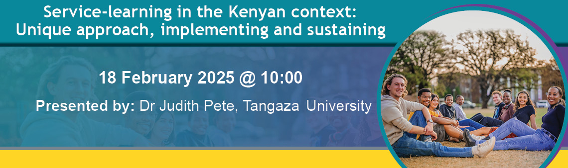 Dr Pete workshop information: Service Learning in Kenyan Context