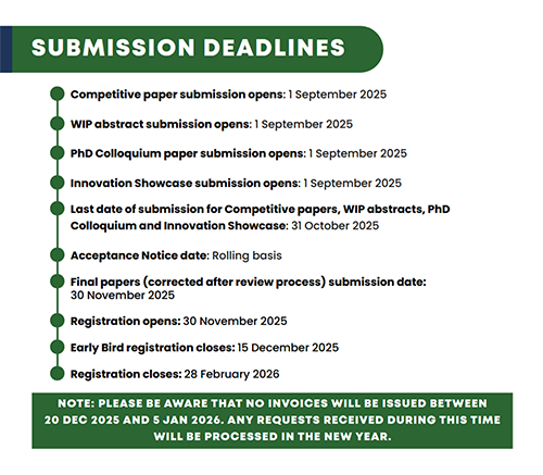 Important dates