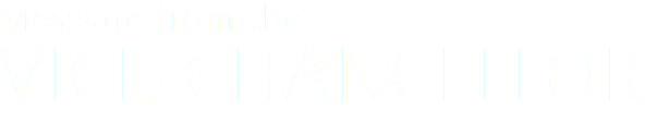 Message from the Vice-Chancellor