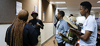 Learners from different schools had the opportunity to experience a wide range of exciting exhibits, talks and workshops.