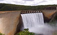 Wall of the Pongolapoort dam.