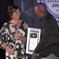 Prof Anita Pienaar's groundbreaking research and contributions in the field of kinderkinetics earned her the Lifetime Achievement Award. 