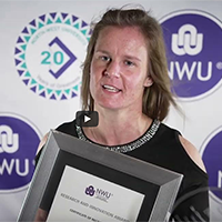 Dr Chantel Muller of the Faculty of Economic and Management Sciences is this year's Most Productive Emerging Researcher.
